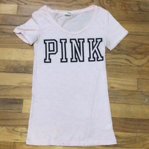 PINK pink shirt sleeve shirt